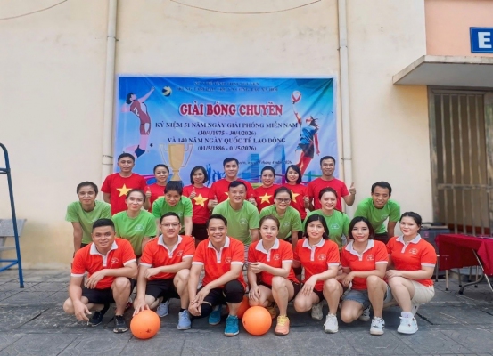 Tổ chức Giải bóng chuyền hơi chào mừng kỉ niệm 51 năm Ngày Giải phóng miền Nam, thống nhất đất nước (30/4/1975 - 30/4/2026); 140 năm Ngày Quốc tế Lao động (01/5/1886 - 01/5/2026)