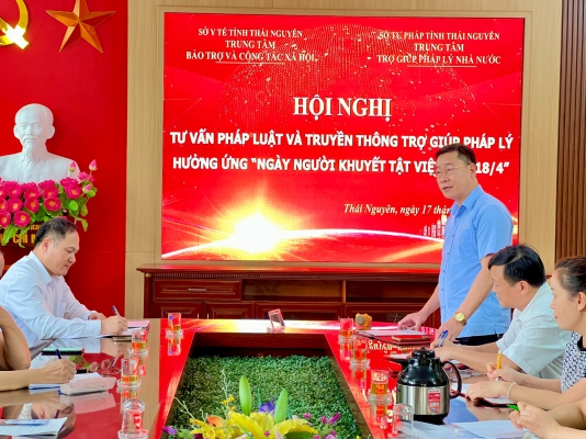 HỘI NGHỊ TRUYỀN THÔNG VÀ TƯ VẤN PHÁP LUẬT HƯỞNG ỨNG NGÀY NGƯỜI KHUYẾT TẬT VIỆT NAM (18/4)