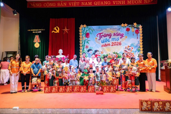 TRUNG THU “TRĂNG SÁNG ƯỚC MƠ” NĂM 2026  LAN TỎA YÊU THƯƠNG, THẮP SÁNG ƯỚC MƠ TUỔI THƠ