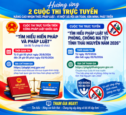 Trung tâm Bảo trợ và Công tác xã hội hưởng ứng 02 cuộc thi trực tuyến về pháp luật năm 2026